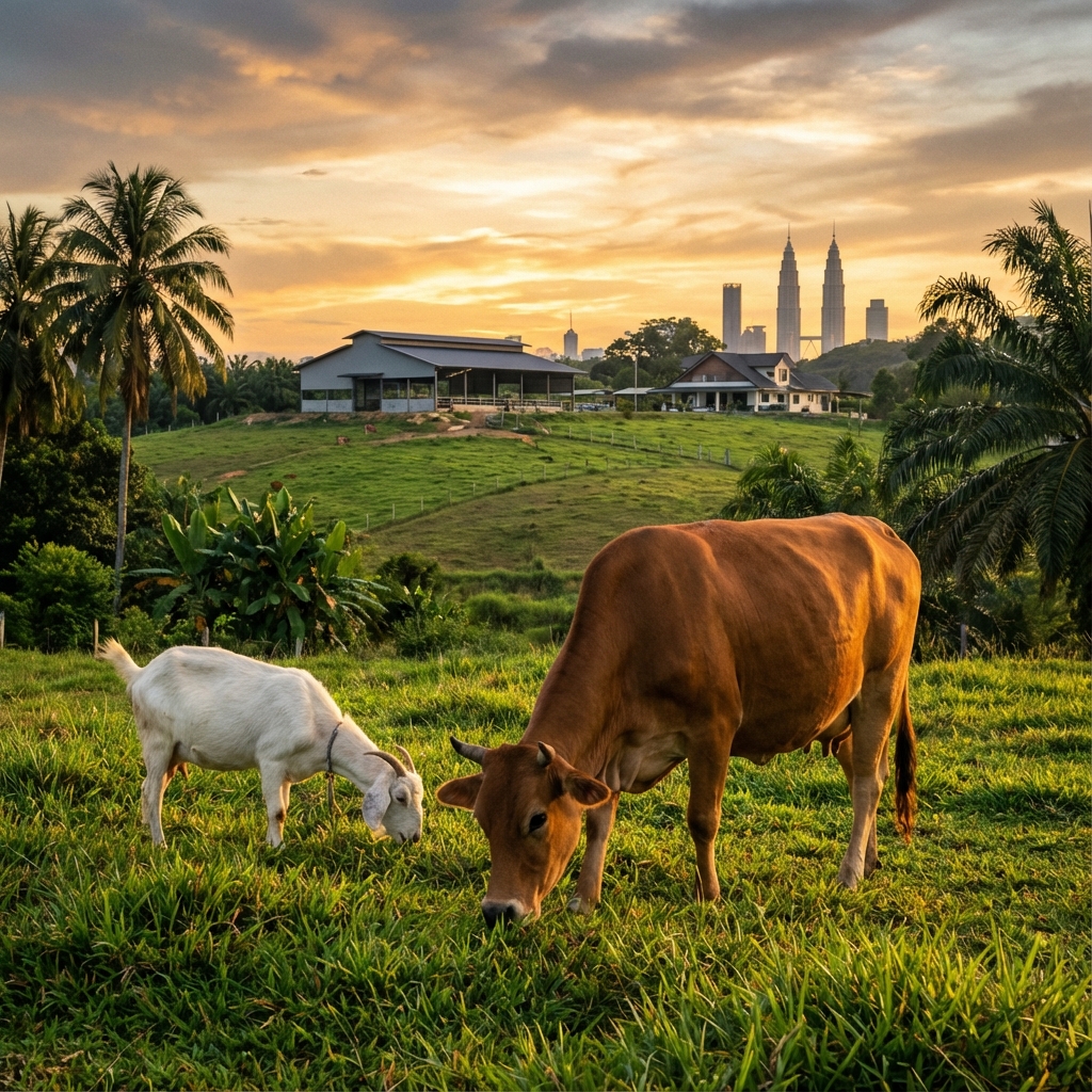Livestock - Premium cattle, goats, and sheep for breeding or meat.